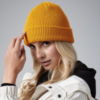 BC52N Organic Cotton Waffle Beanie